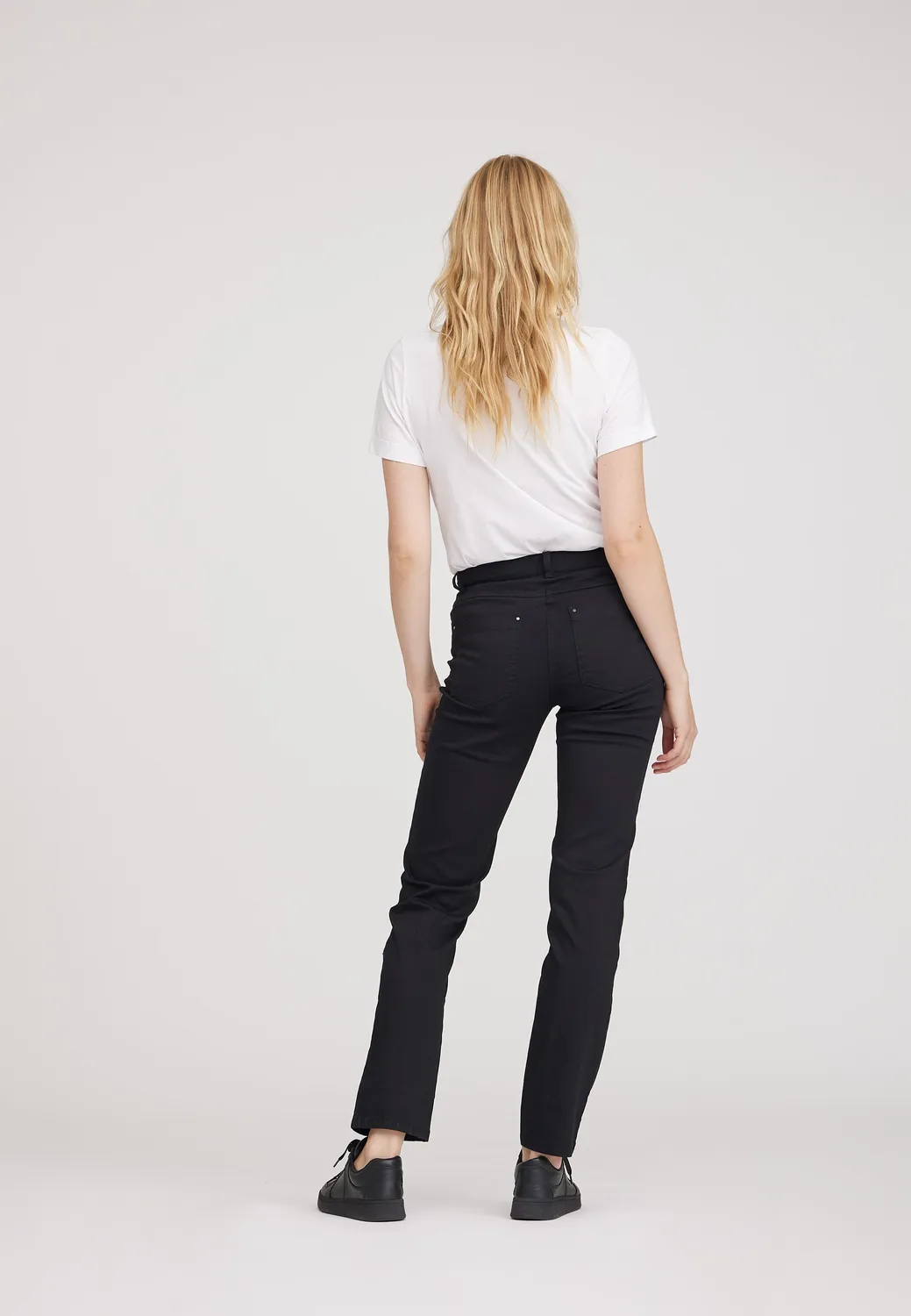 Laurie Charlotte Regular LL broek zwart 5-pocket 85cm