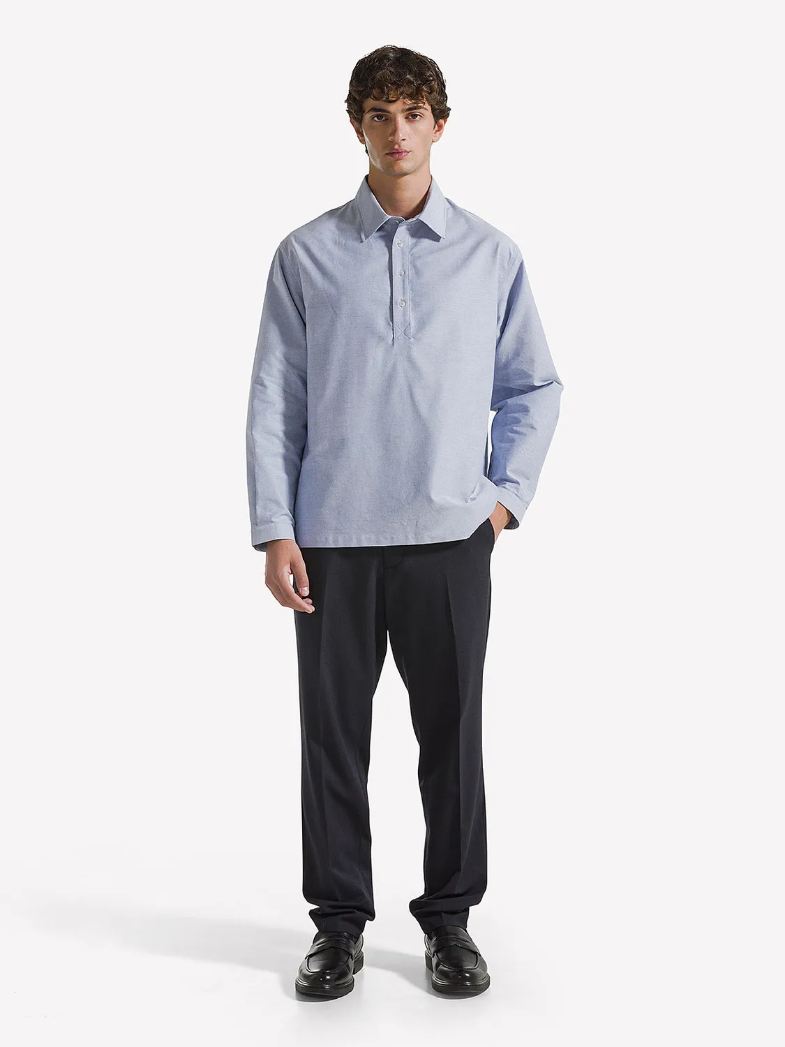Nine In The Morning Giove GVE84 chino navy wol slim