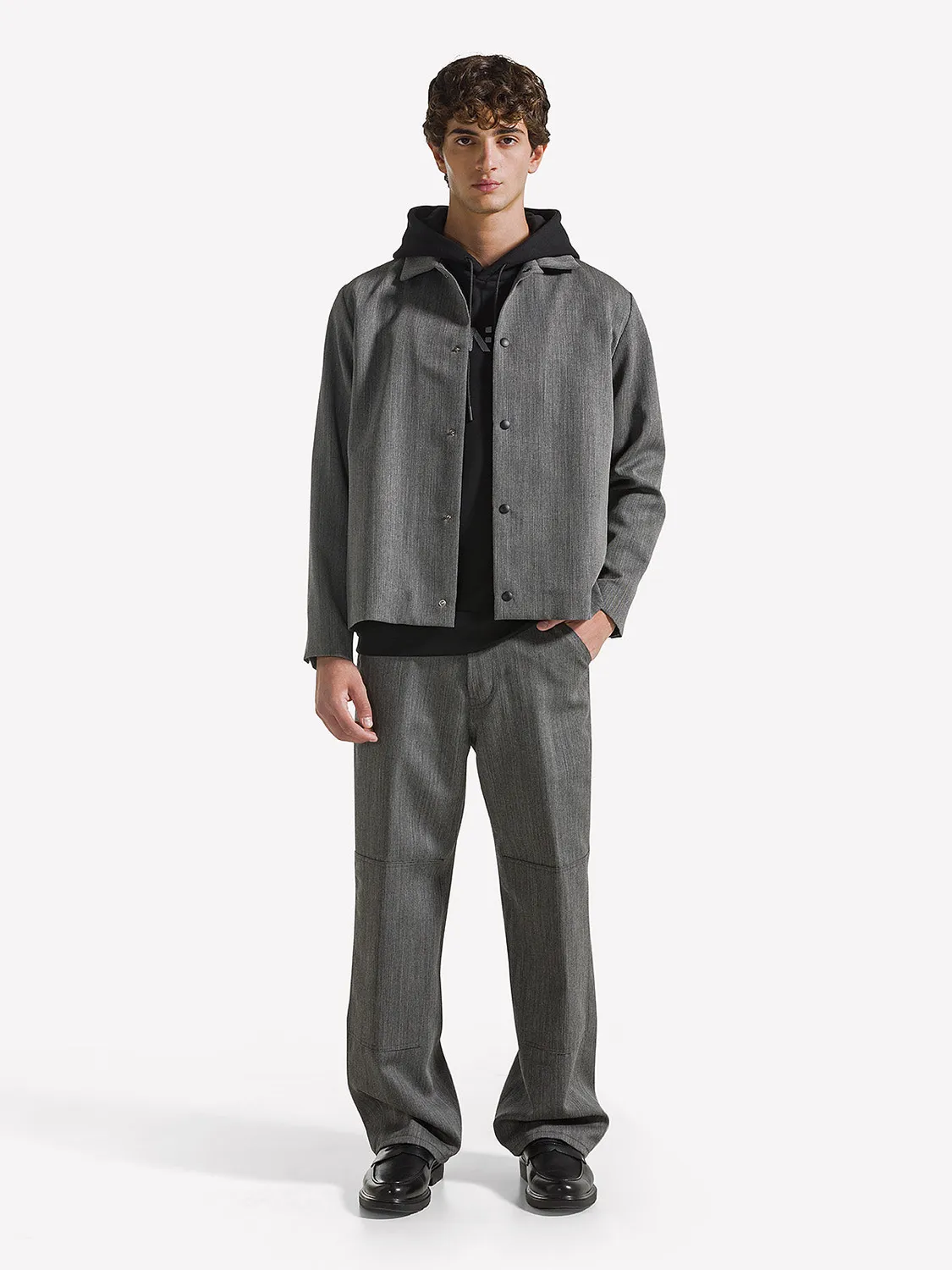 Nine In The Morning Kevin hoodie gilet heren zwart