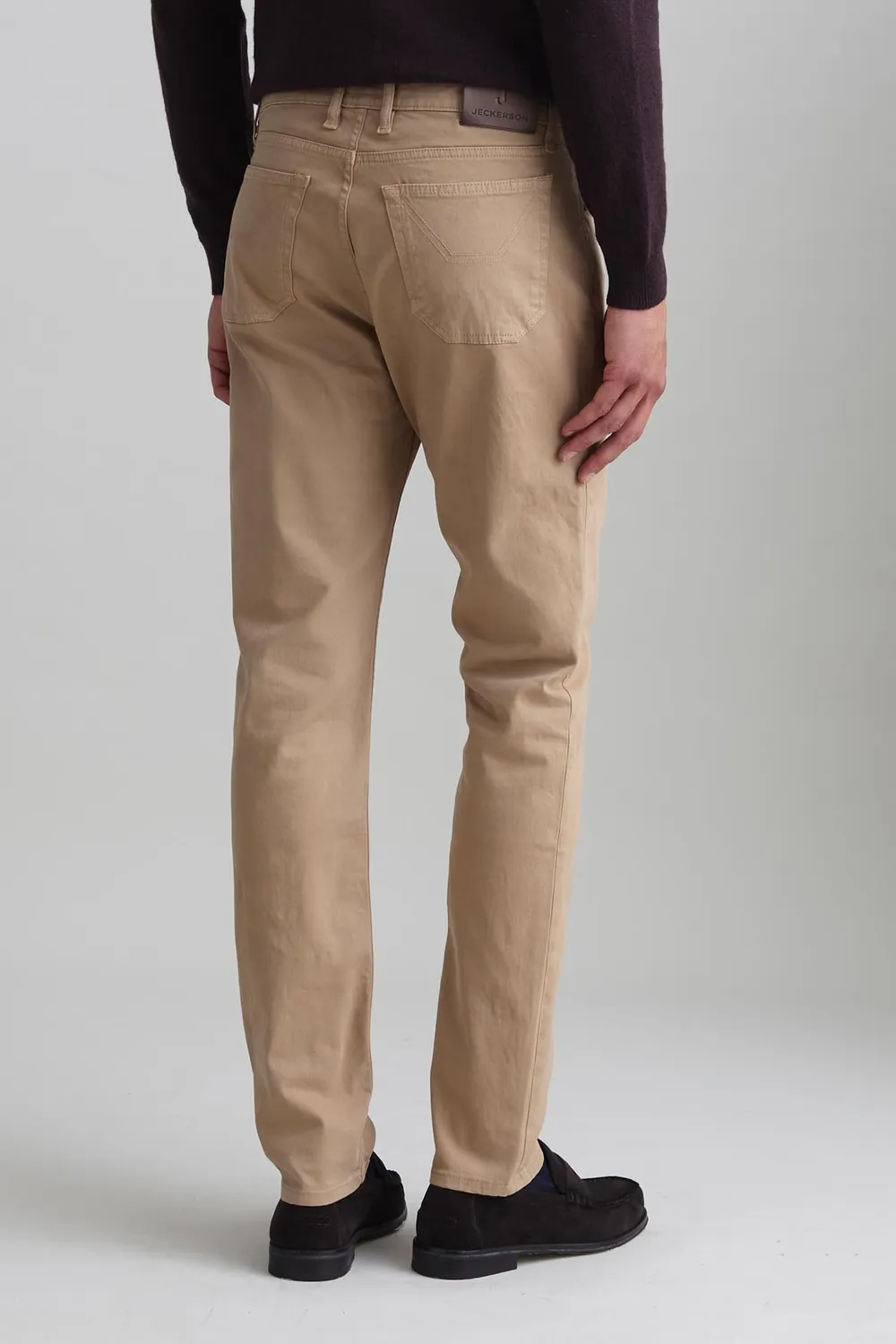 Jeckerson John chino slim fit zandbeige katoen