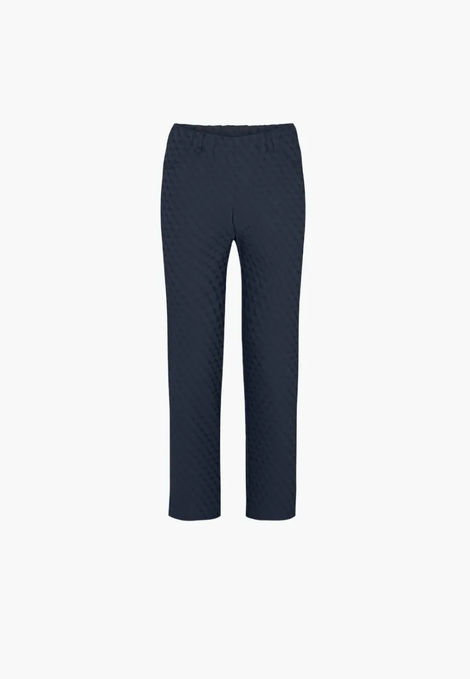 Laurie Kelly Regular SL pantalon Navy Jacquard kort