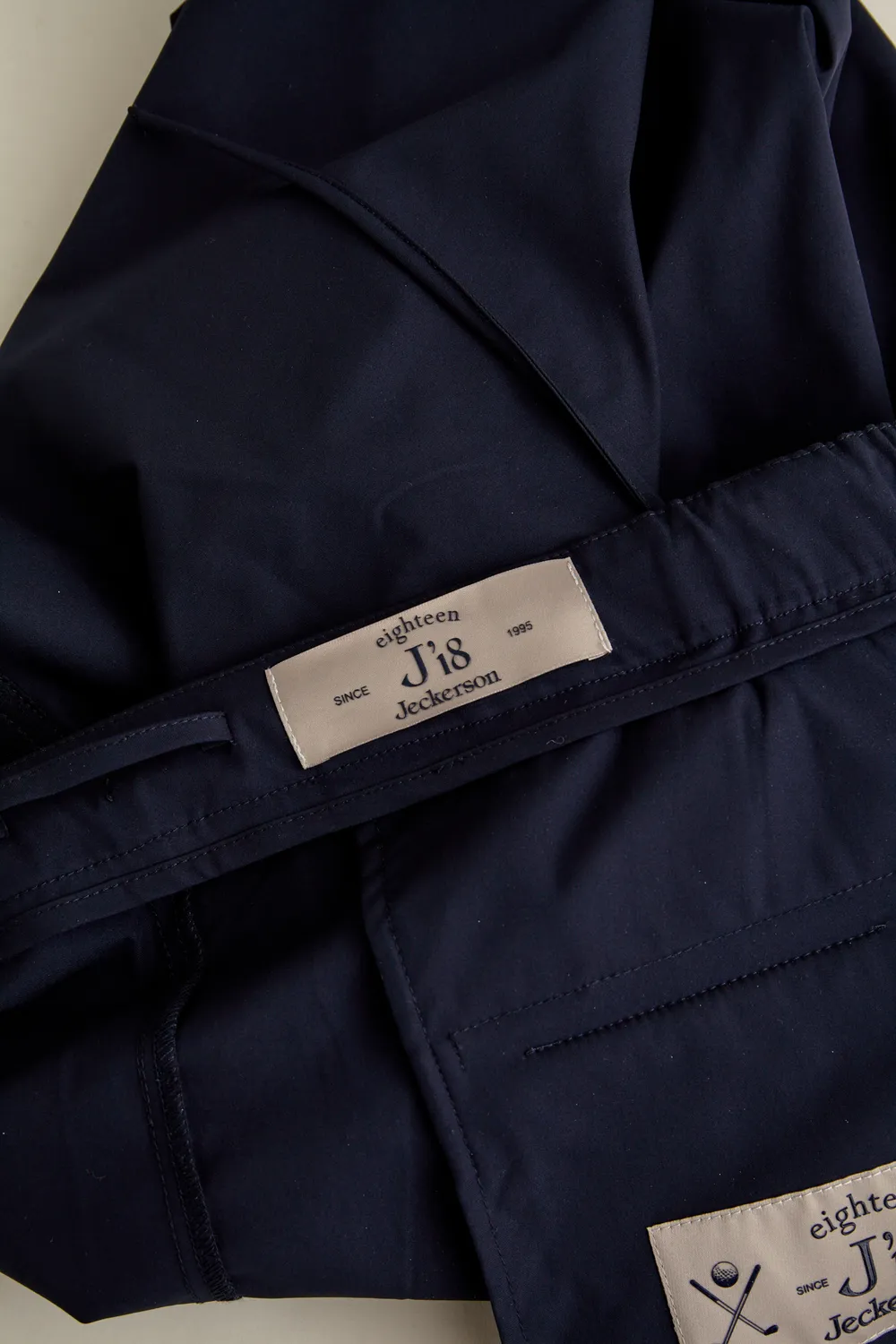 Jeckerson J18 jogger bermuda donkerblauw polyester