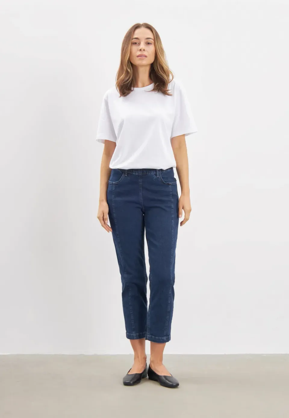 Laurie Piper Pure Regular CL jeans dark blue cropped
