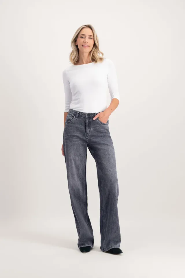Florez June Loose jeans irish grey baggy straight