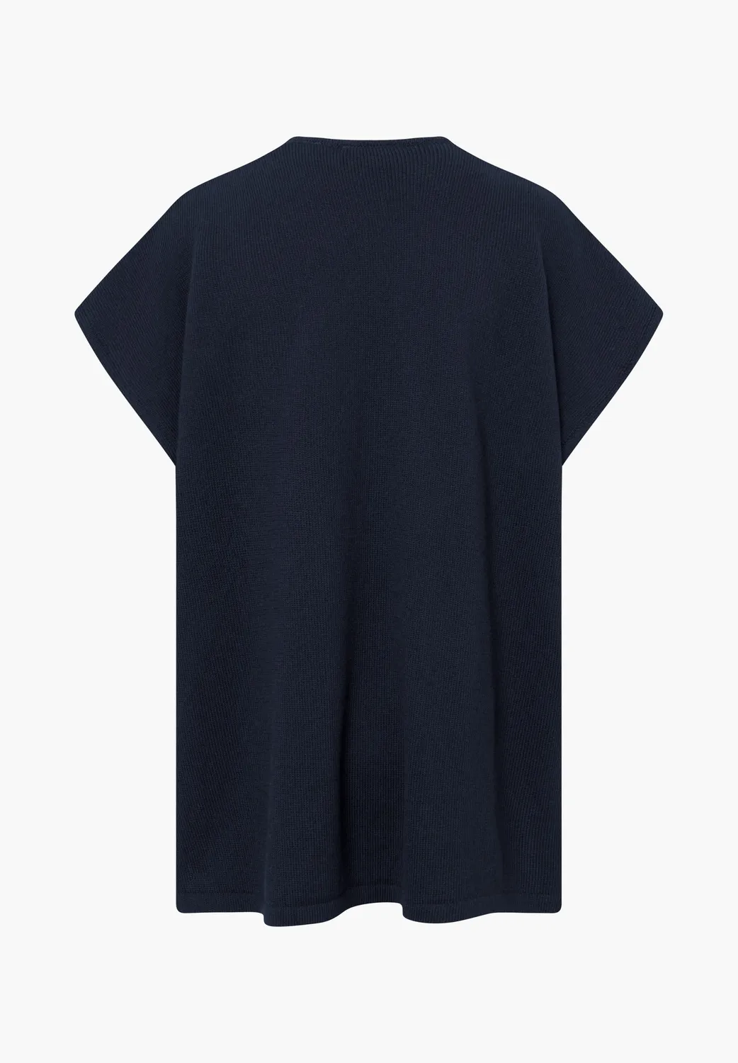 Laurie Isabell vest dames navy merinowol