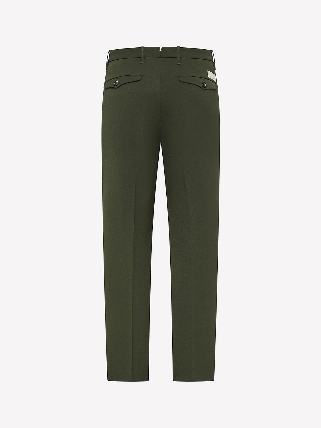 Nine In The Morning Giove GVE84 chino slim olijf stretch wol