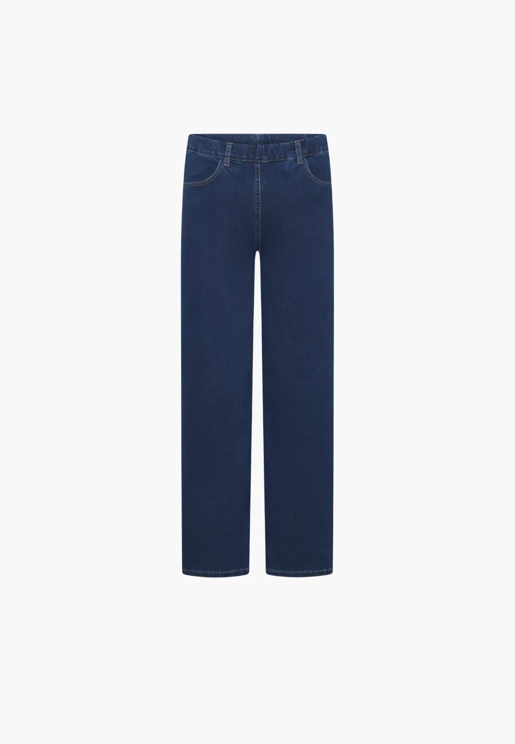 Laurie Donna Loose SL 101073 damesjeans Dark Blue Denim stretch