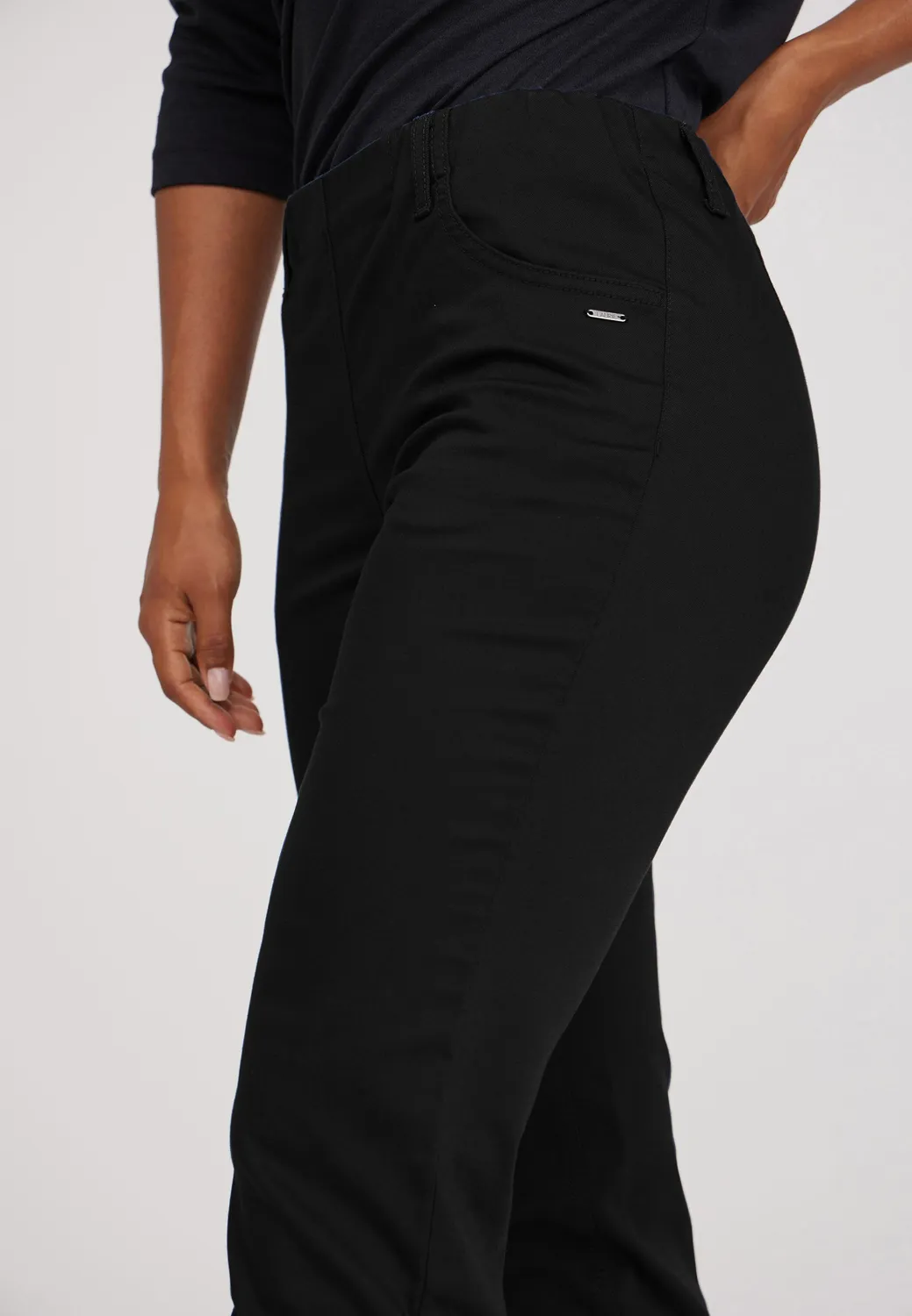Laurie Kelly Regular SL broek Black stretch