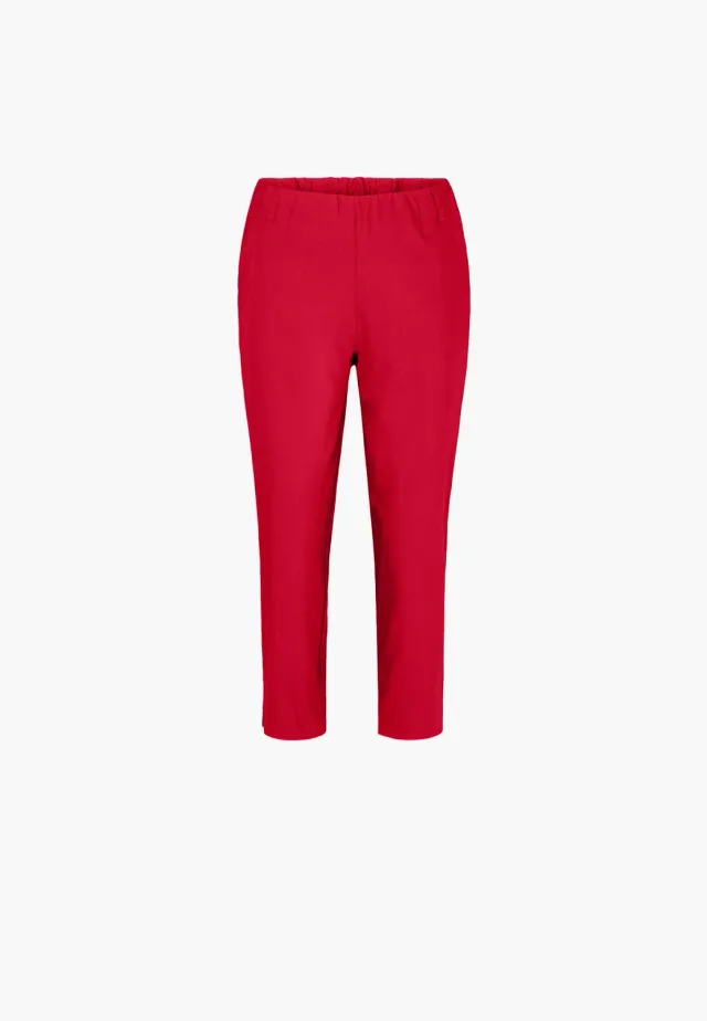 Laurie Elizabeth Slim Capri ML capri rood medium lengte