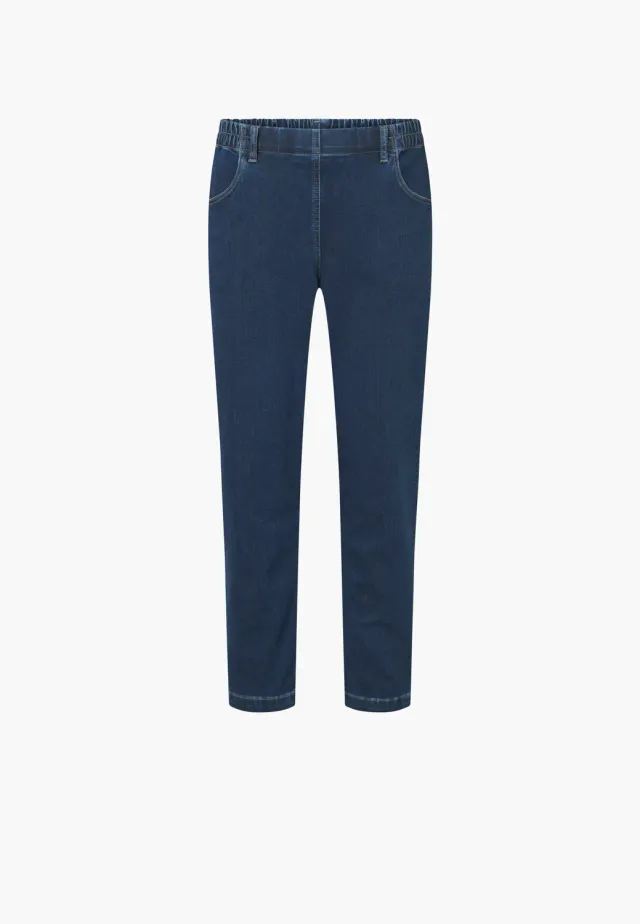 Laurie Ellie Relaxed SL jeans donkerblauw korte lengte