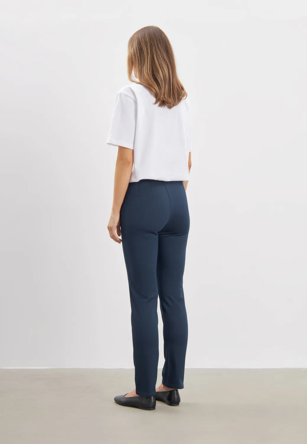 Laurie Kelly Regular SL damesbroek navy stretch
