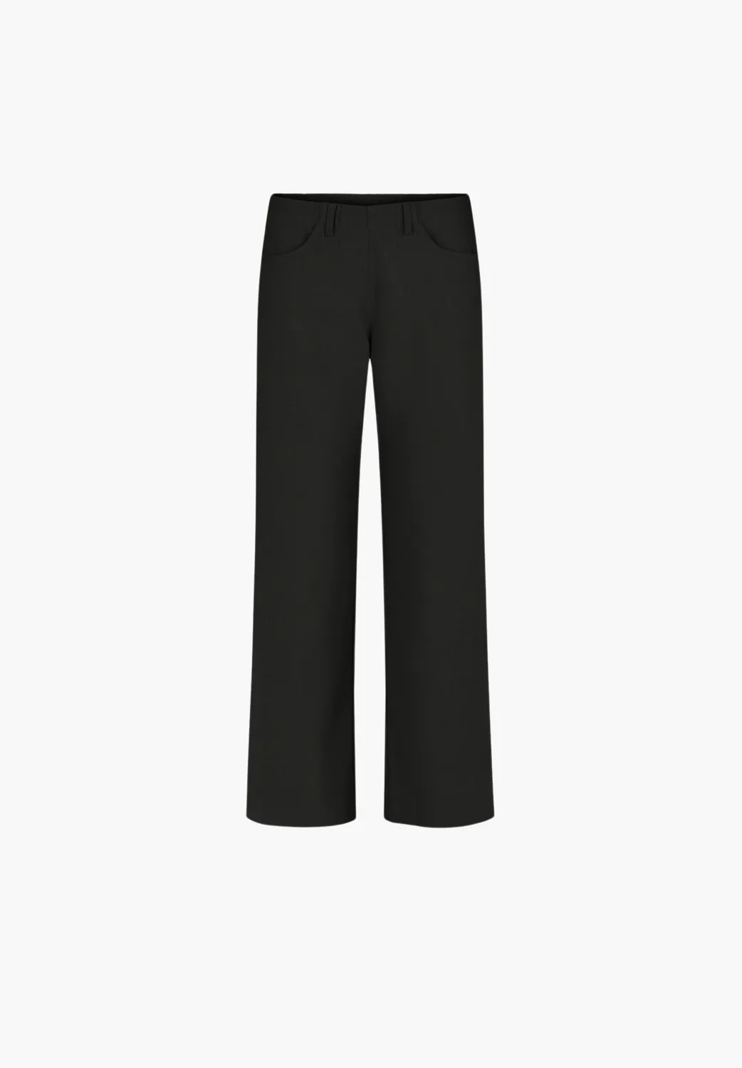 Laurie Donna Loose SL broek zwart wijd