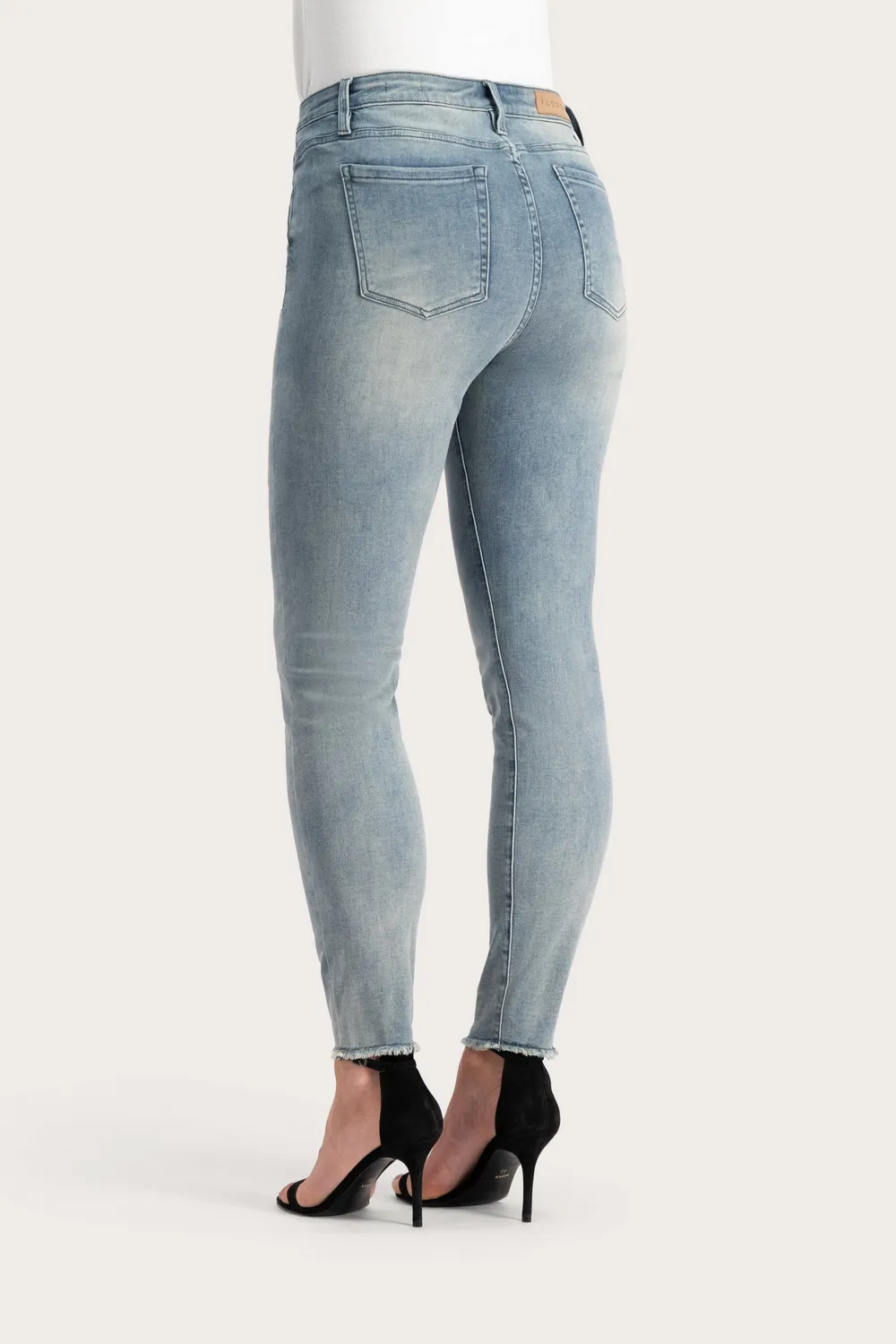 Florez Bobbi Slim Fit broek Cloudy Moss groen