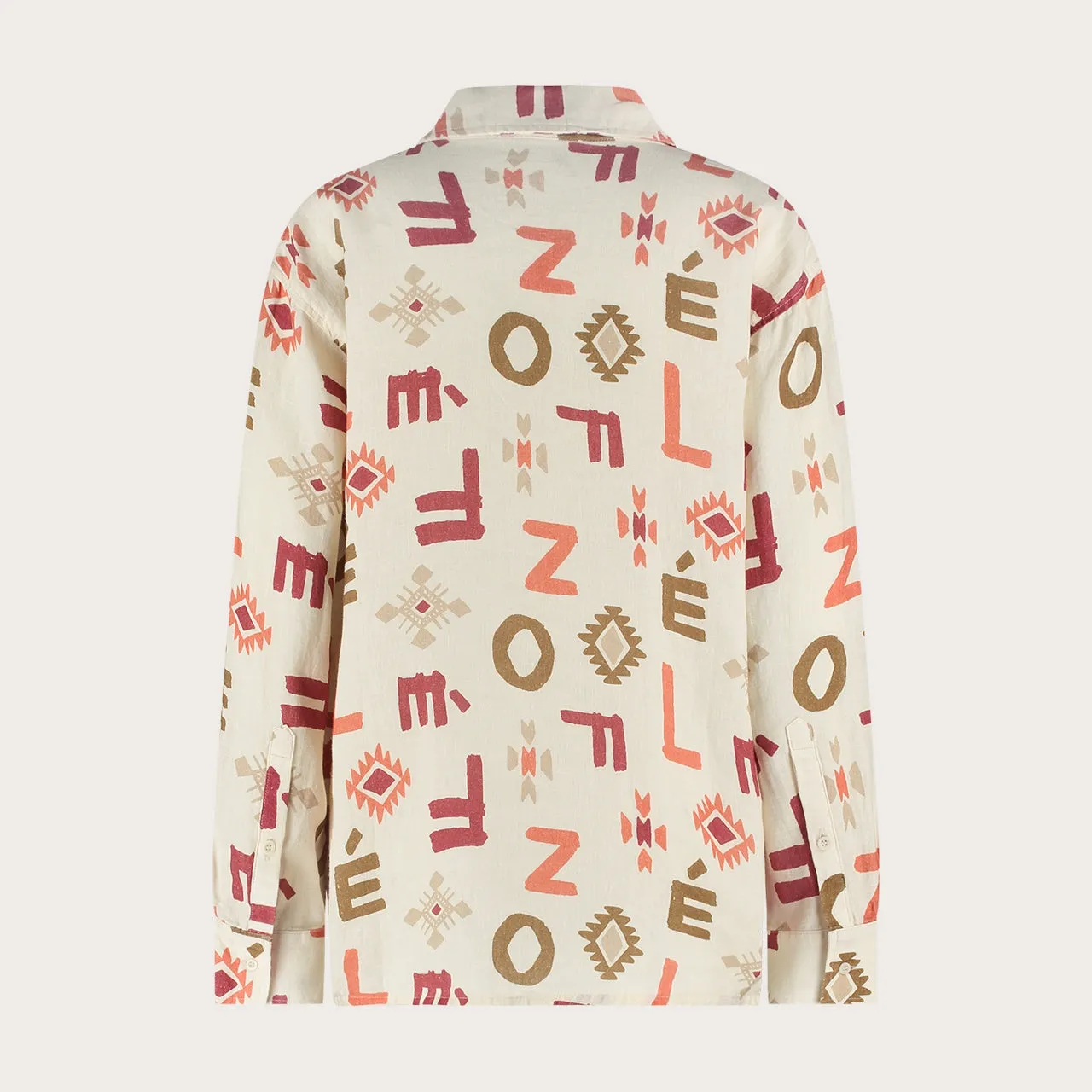 Florez Lona blouse Letter Print katoen