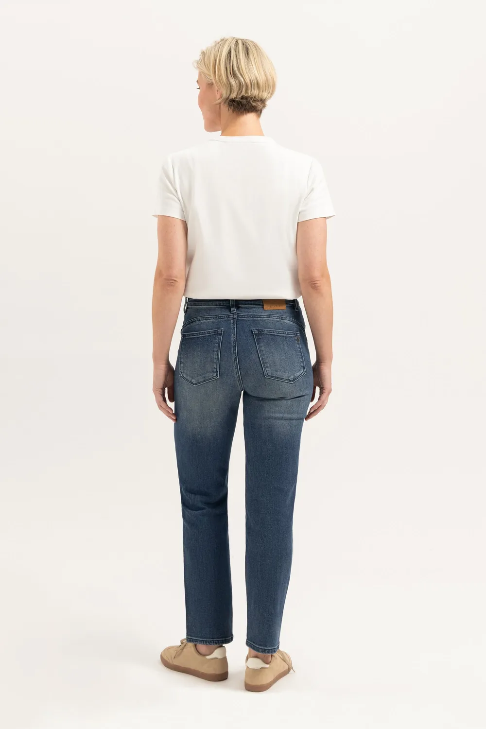 Florez Bond Straight jeans Sea Blue rechte pijp