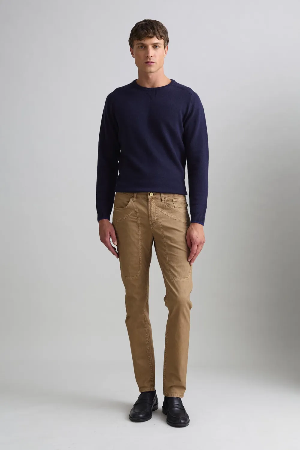 Jeckerson John Slim Fit Broek Hazelnoot Twill