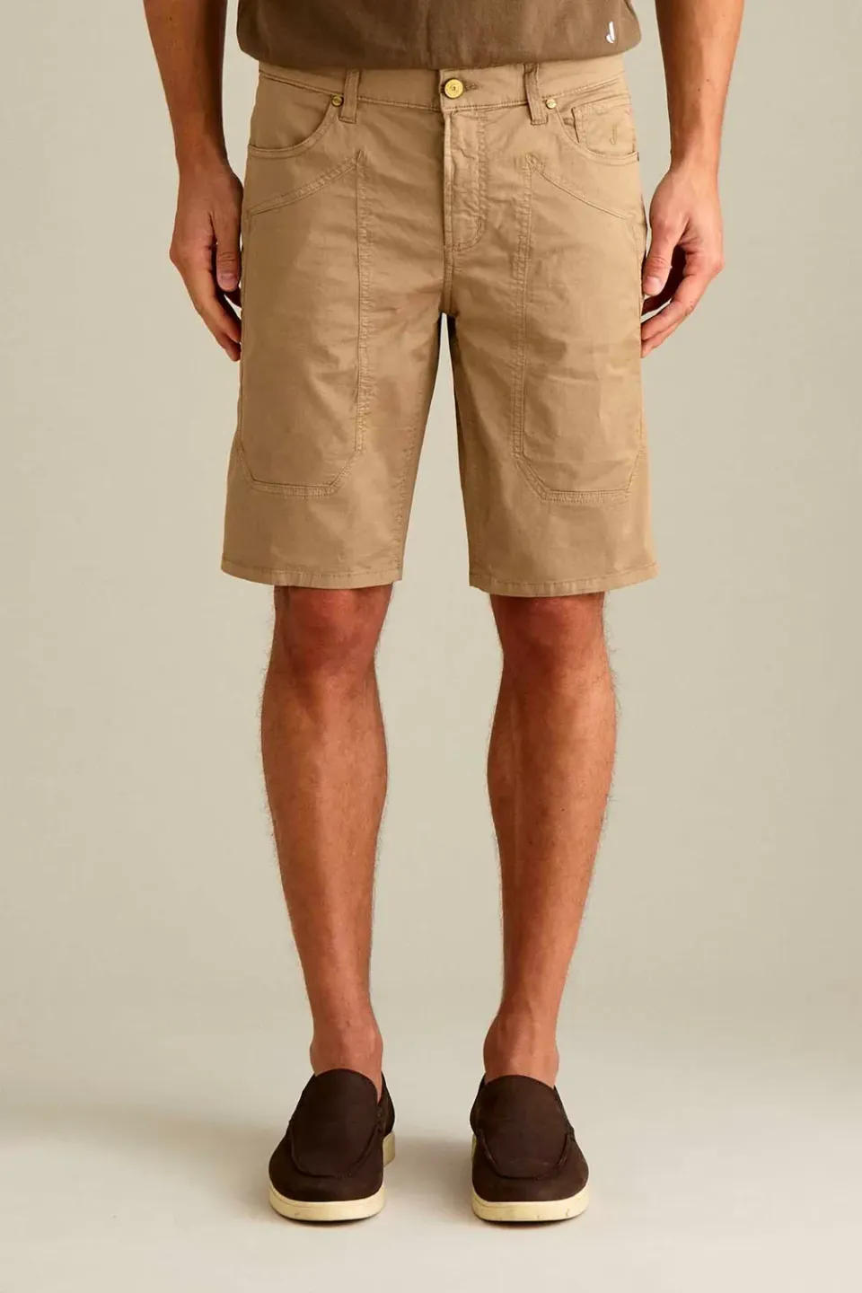 Jeckerson Jayden bermuda slim fit beige cemento