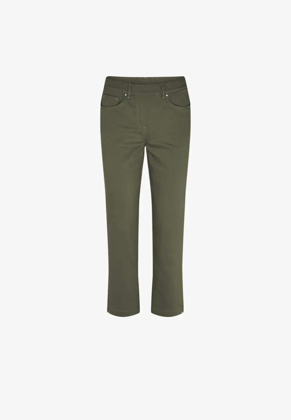 Laurie Hannah Regular 100761 broek Beetle Green extra kort