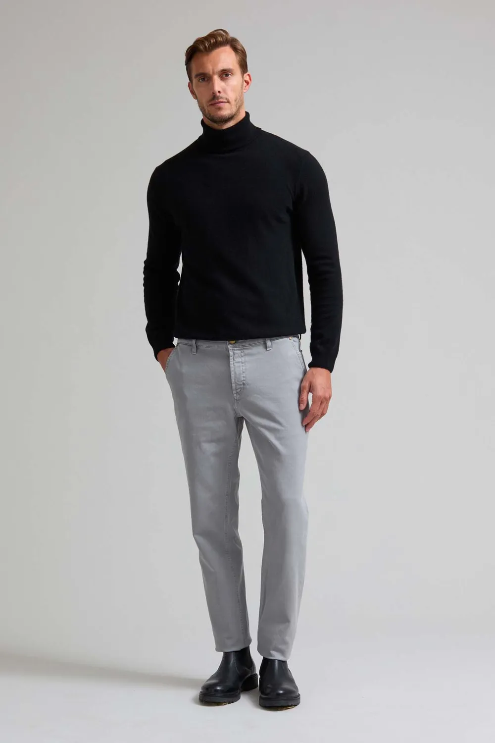 Jeckerson Julius slim broek antracietgrijs bull