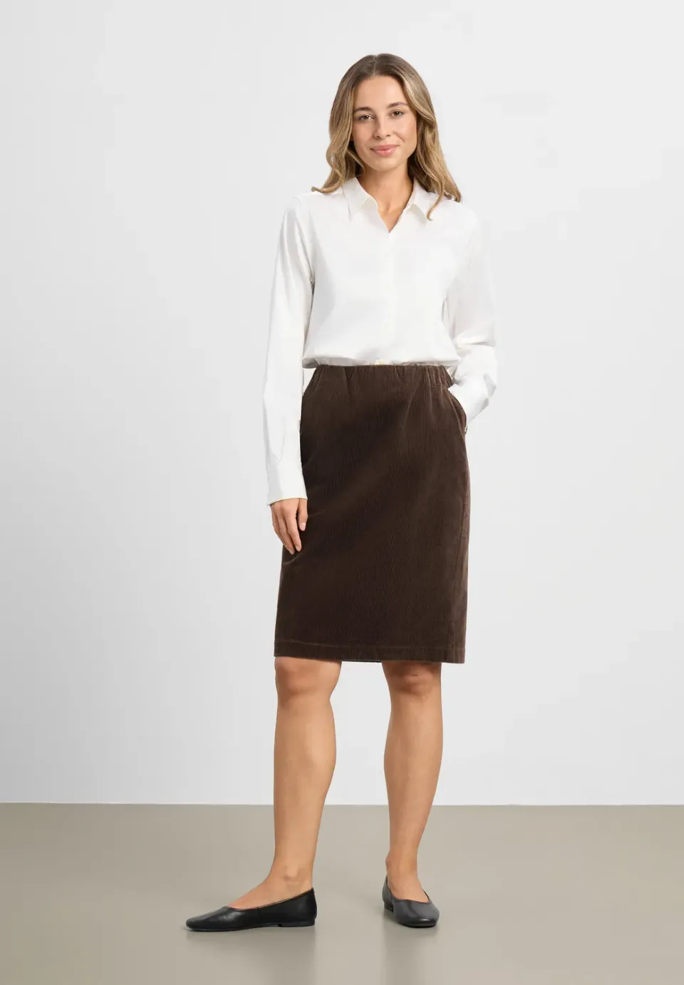 Laurie Simone rok bruin 62 cm fluweel