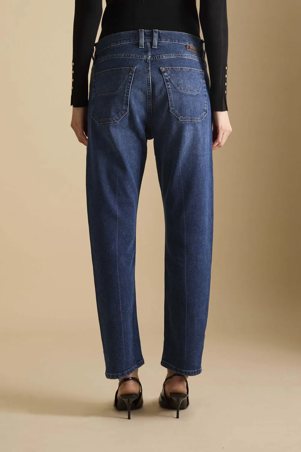 Jeckerson Julia boyfriend jeans blauw dames stretch