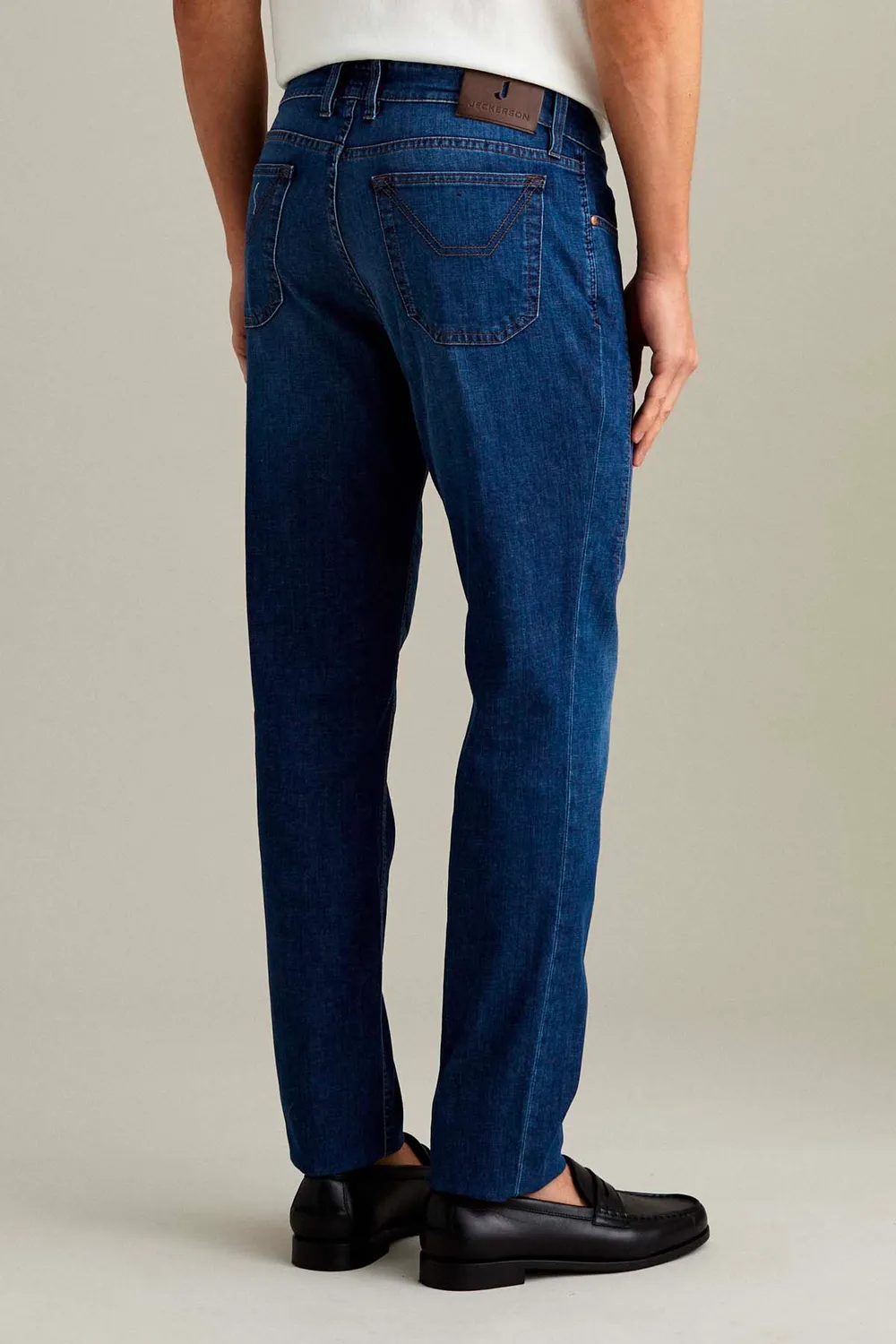 Jeckerson John Toppa jeans blauw slim fit medium wash