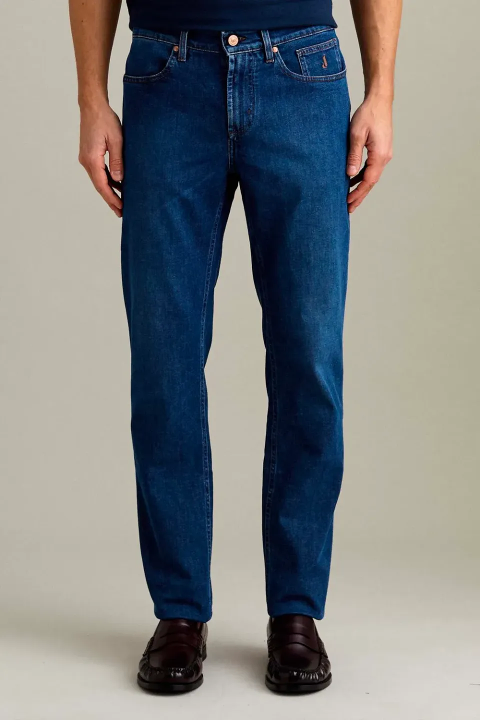 Jeckerson Jordan Slim Fit Jeans Donkerblauw