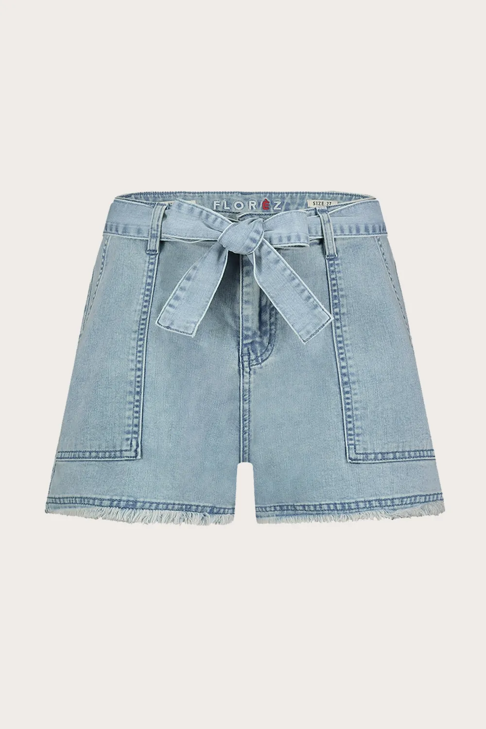 Florez Sienna short light blue dames katoen