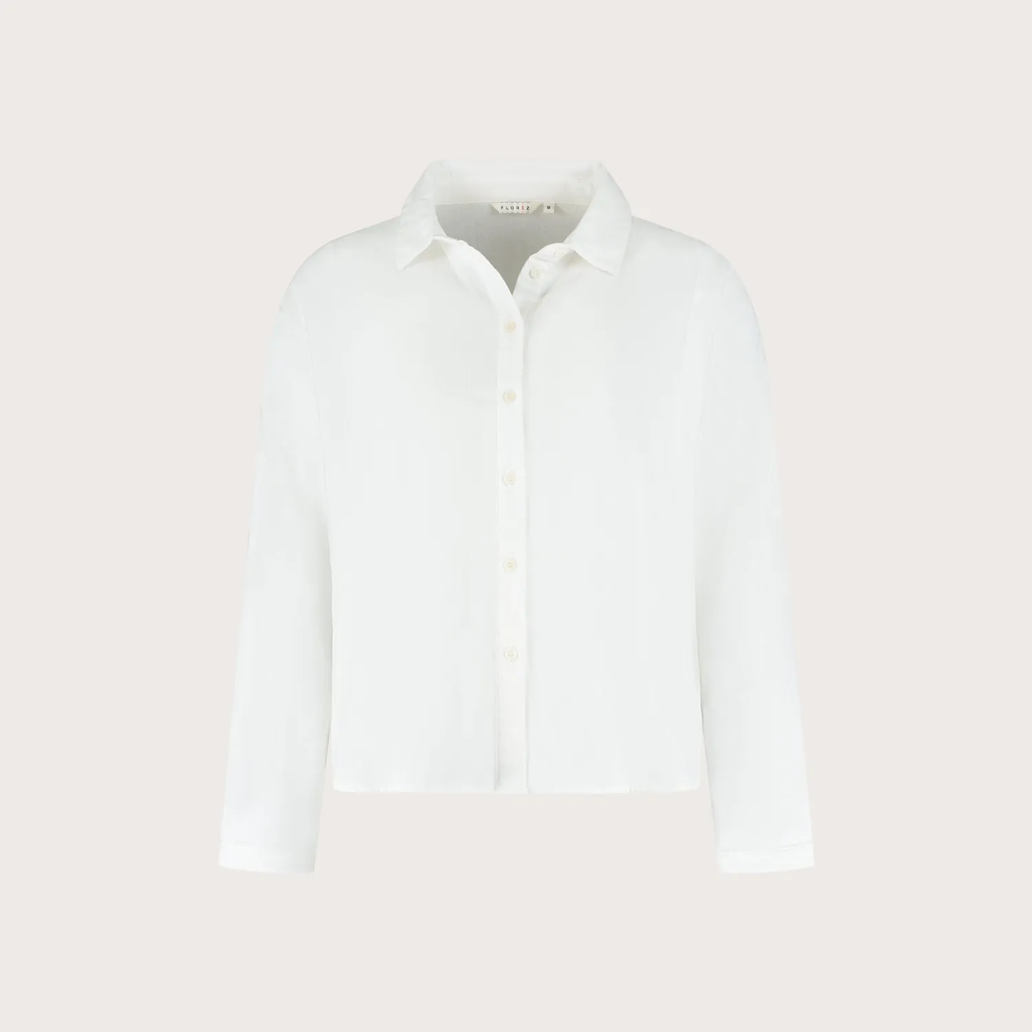 Florez Camelia blouse wit katoen oversized