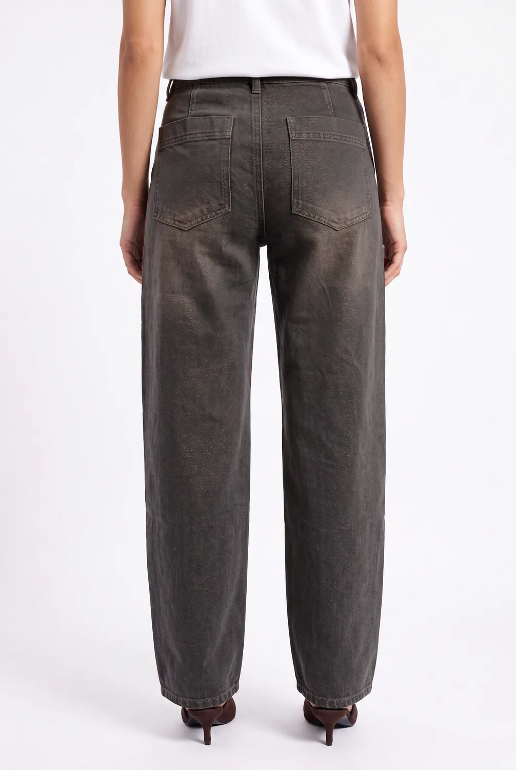 Florez Lennox balloon jeans Brown glam glitter