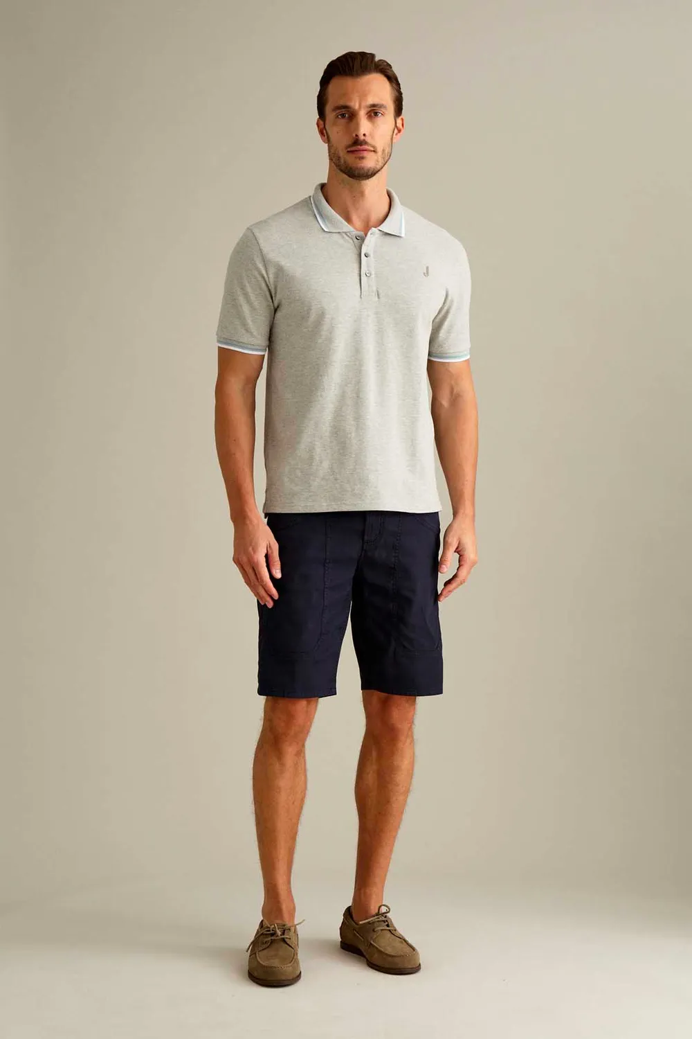 Jeckerson Jayden Toppa Bermuda Slim Fit Donkerblauw