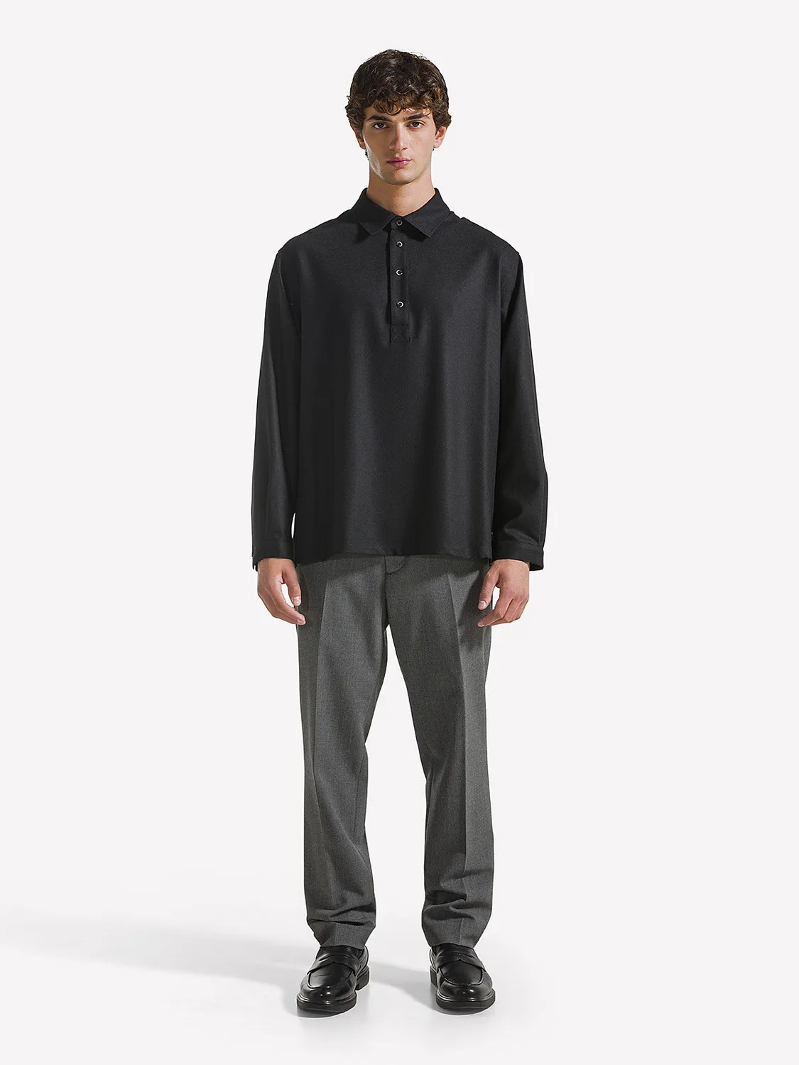 Nine In The Morning Giove GVE84 chino slim heren navy stretch