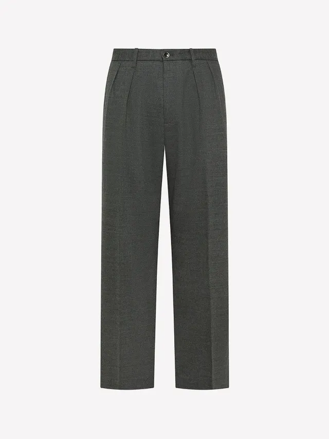 Nine In The Morning Kai KAI52 baggy broek heren kette wol
