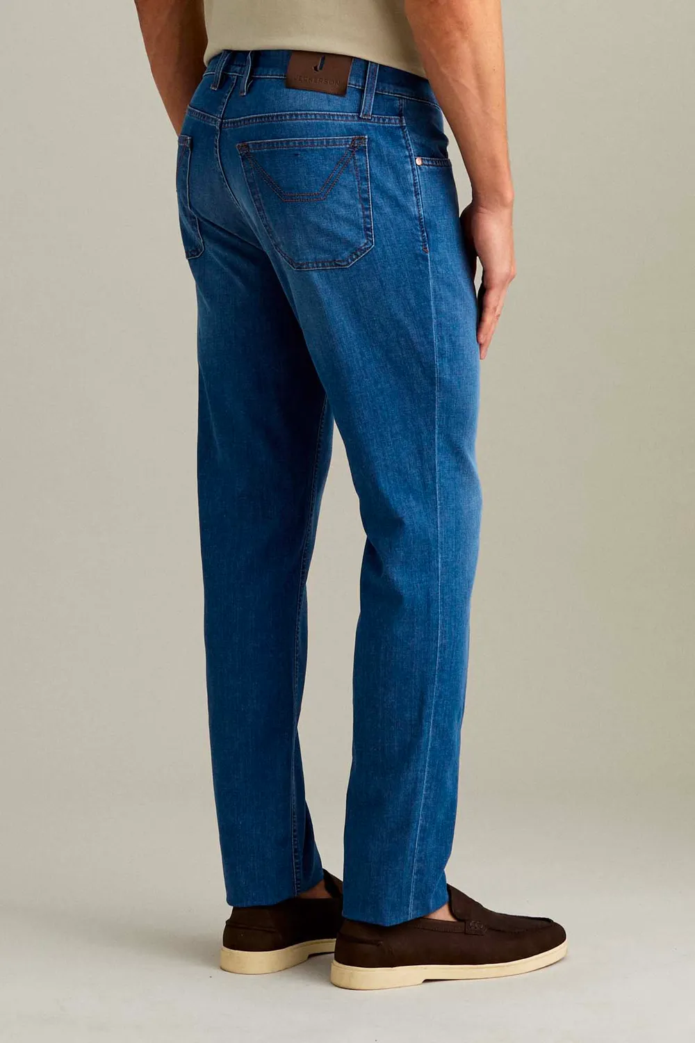 Jeckerson Jordan slim fit jeans lichtblauw denim