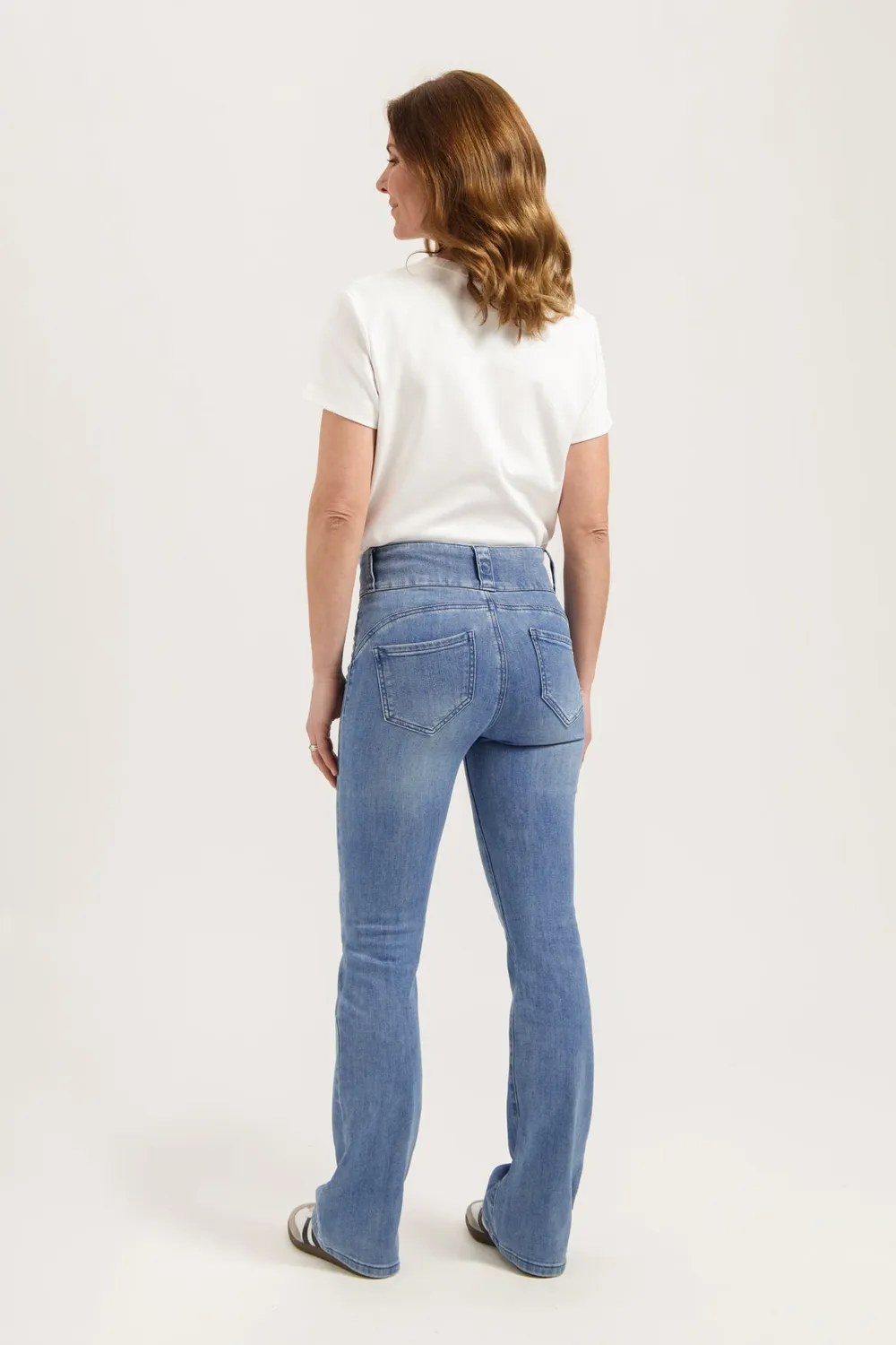 Florez Bodine Flared jeans Italian Blue high waist
