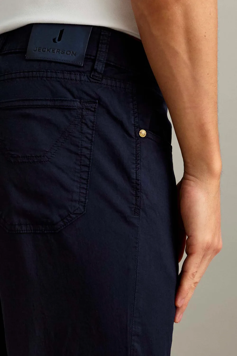 Jeckerson Jordan slim fit chino donkerblauw