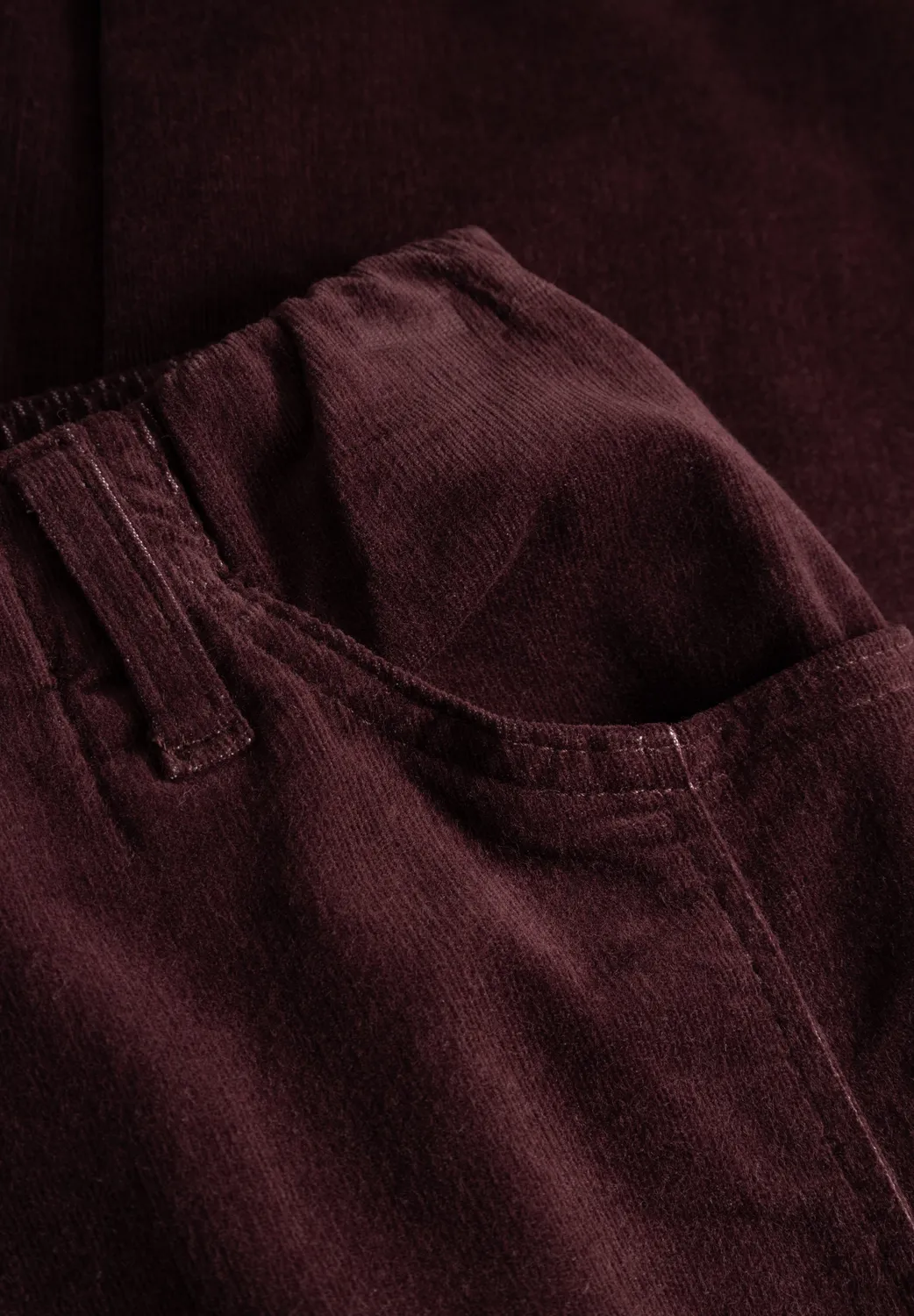 Laurie Piper Pure Regular CL broek dark plum cropped