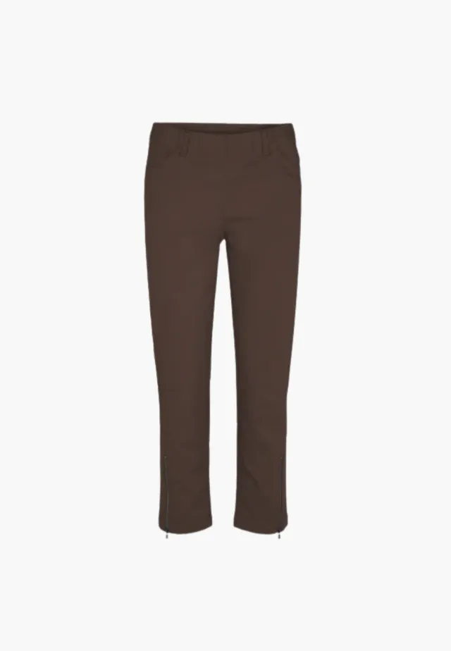 Laurie Piper Regular CL broek bruin stretch