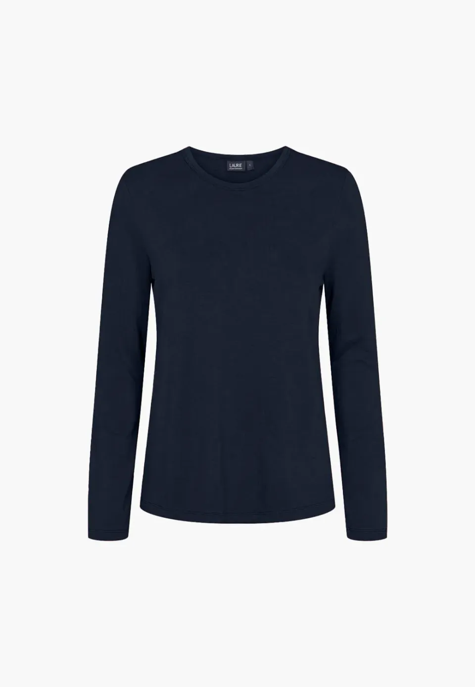 Laurie Amanda T-Shirt LS longsleeve navy viscose