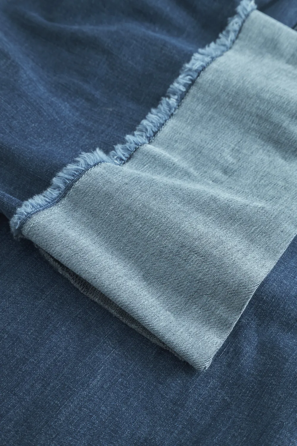 Laurie Carol Turn-up Loose jeans Washed Blue Denim