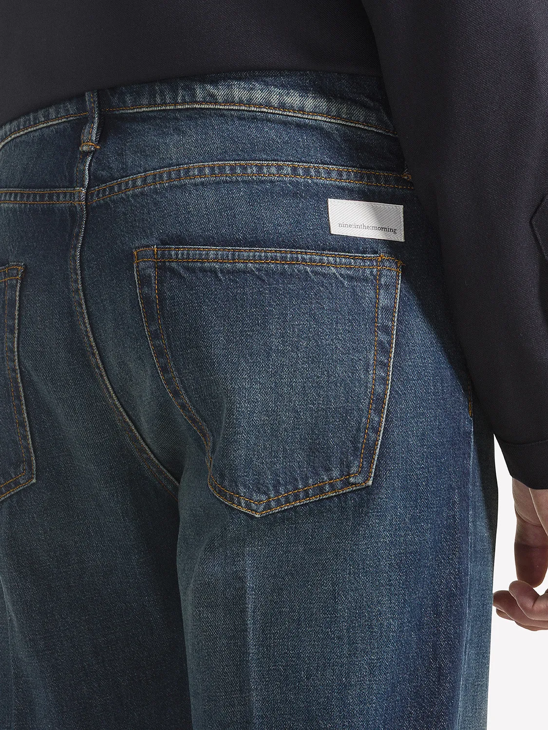 Nine In The Morning Nathan NH101 straight jeans heren navy