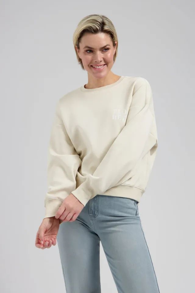 Florez Ivy sweater Soft white relaxed