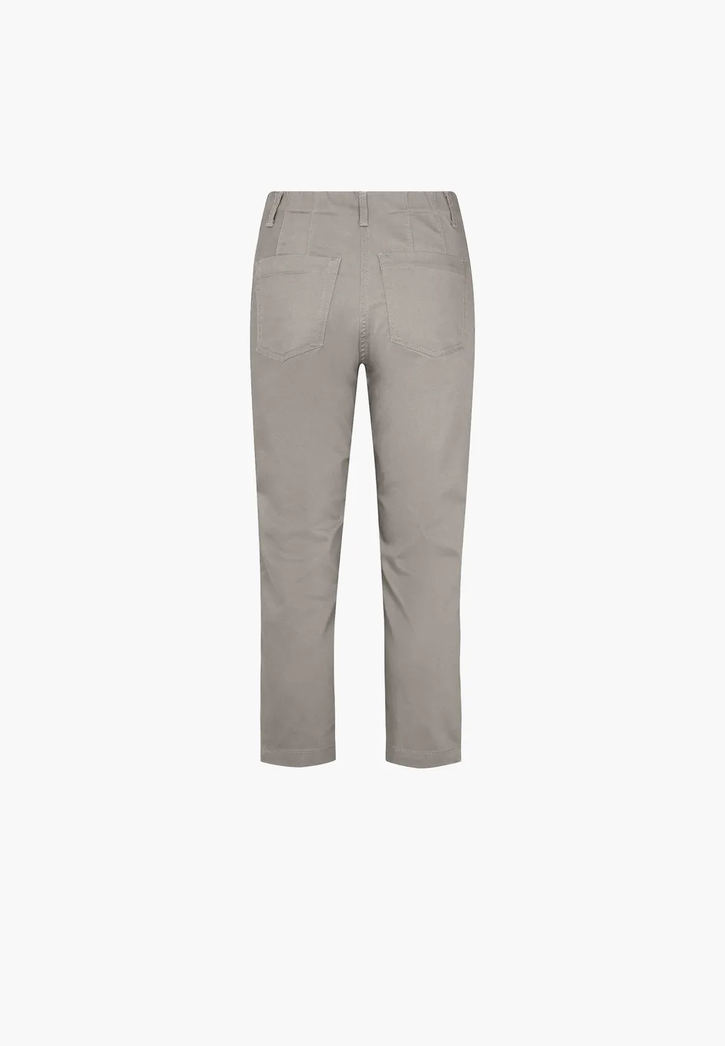 Laurie Patricia 100870 cropped broek grey sand katoen