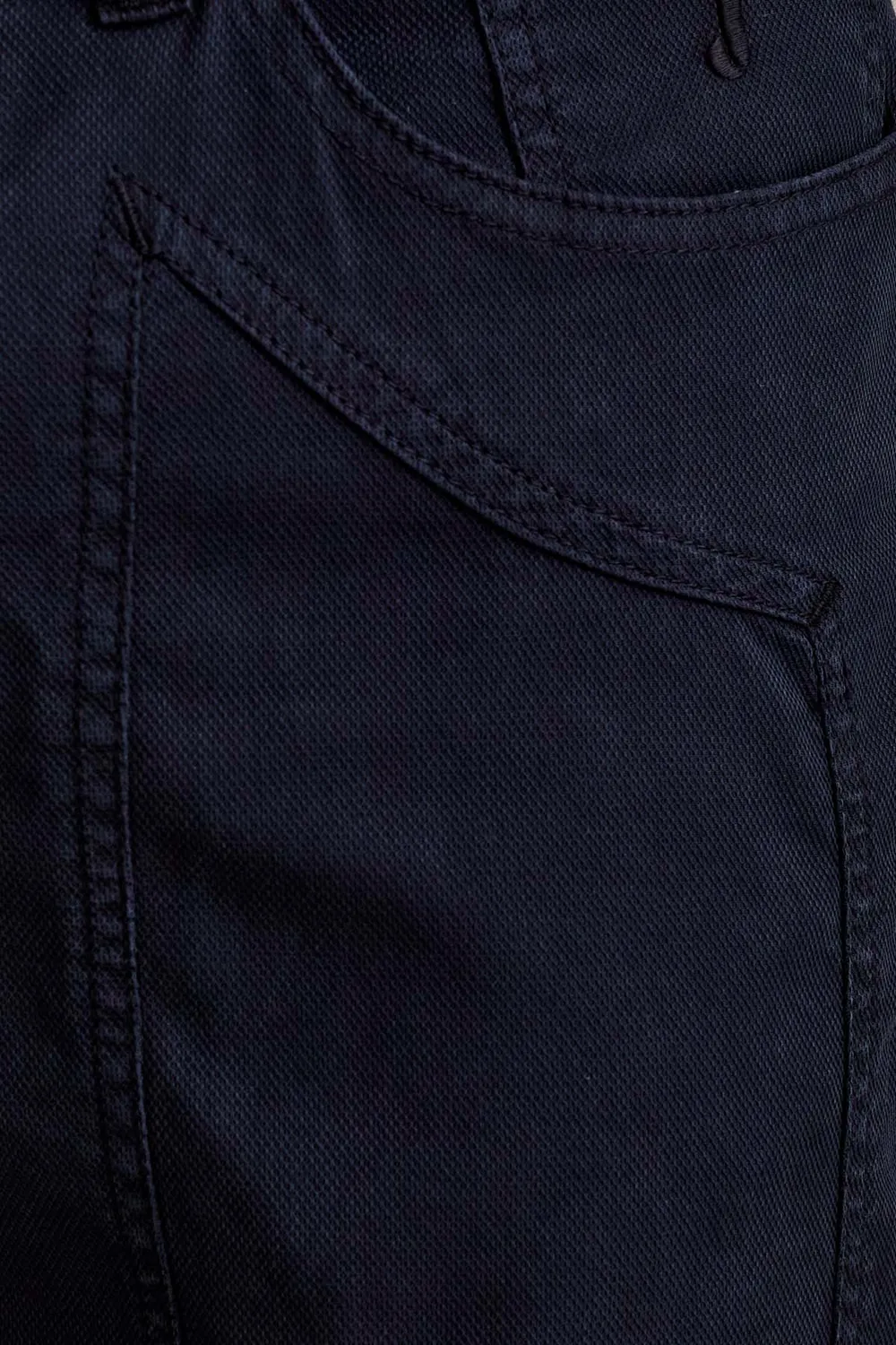 Jeckerson John Toppa katoenen broek slim fit donkerblauw