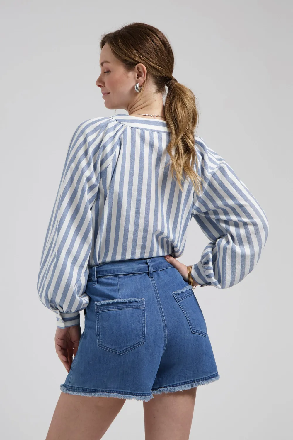 Florez Sienna Short Pacific Blue strik taille