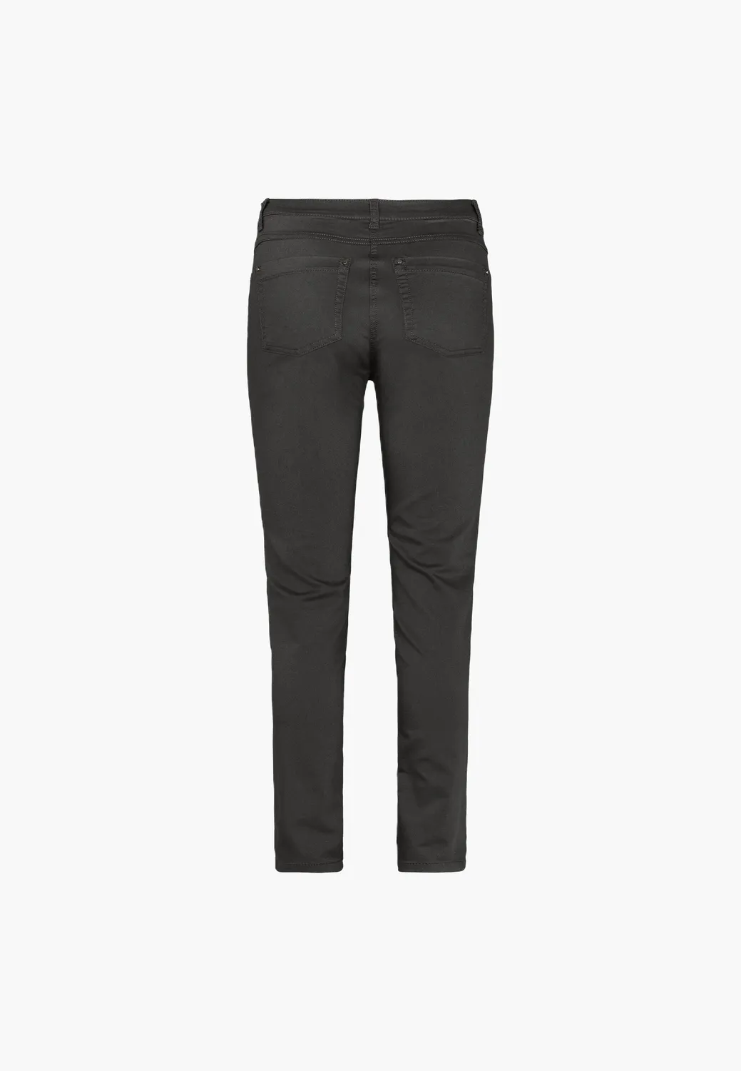 Laurie Laura Slim broek zwart katoen stretch