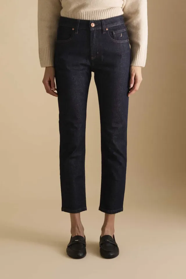 Jeckerson Jacqueline jeans blauw donker slim fit dames denim
