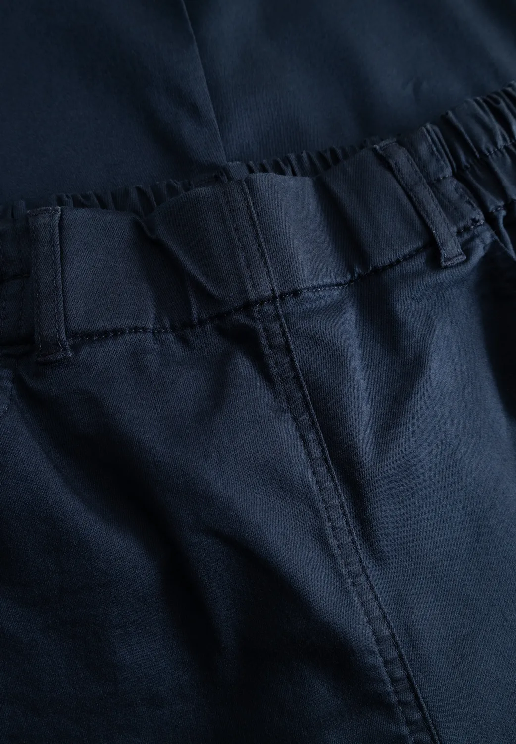 Laurie Violet Relaxed ML broek Navy biologisch katoen