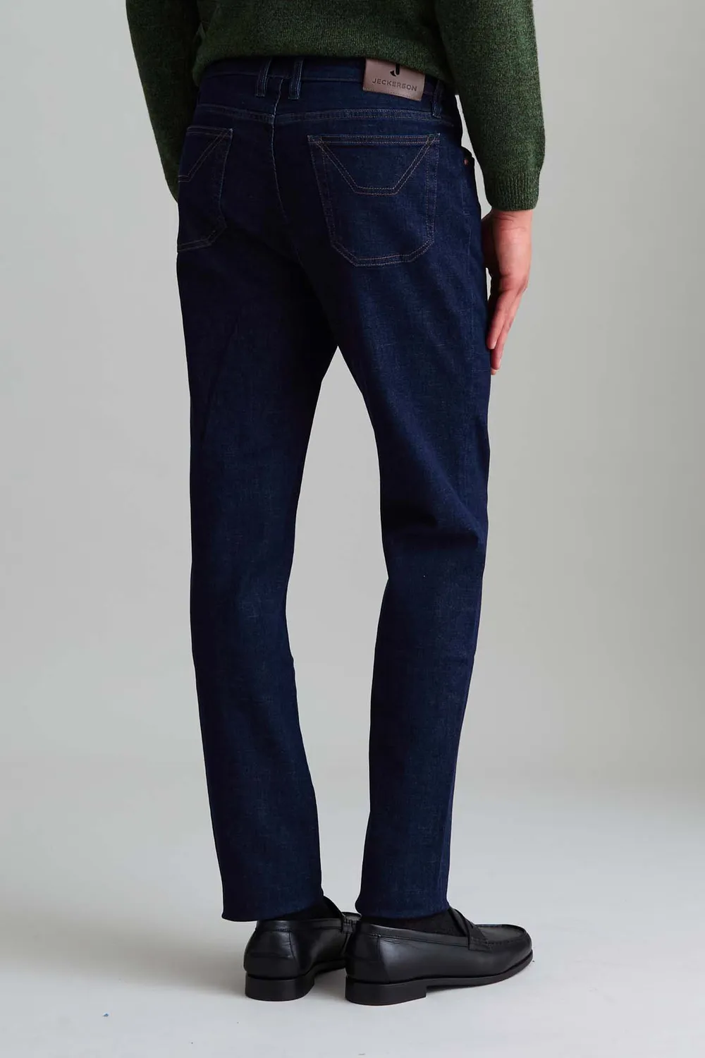 Jeckerson John jeans slim fit donkerblauw stretch