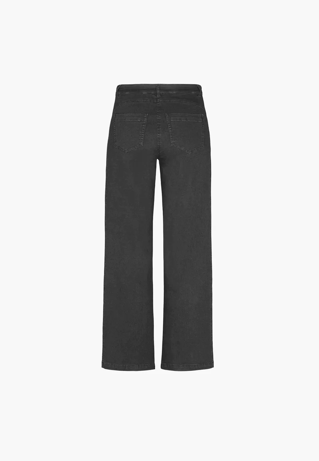 Laurie Serene 100624 Loose ML broek zwart stretch